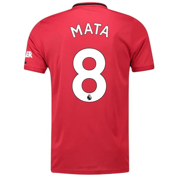 Camiseta Manchester United NO.8 Mata 1ª 2019-2020 Rojo